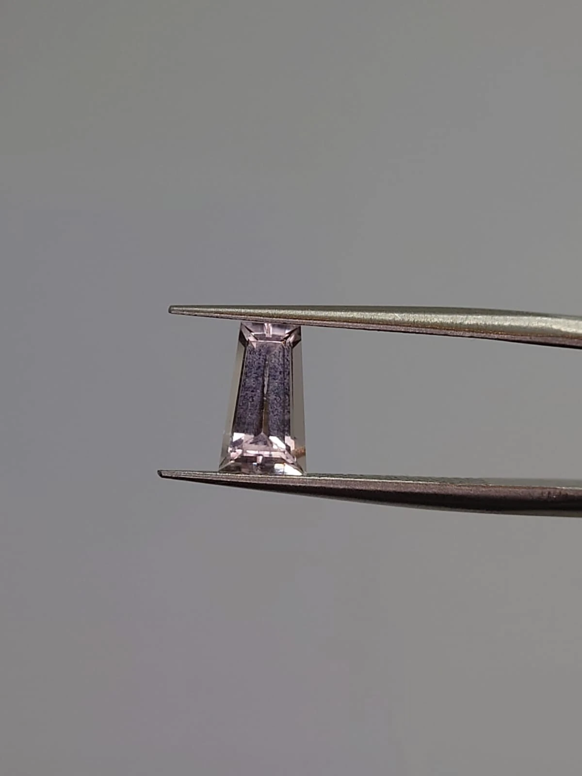1ct Natural Imperial Topaz Tapered Baguette cut From Pakistan — view 4